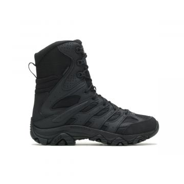 Merrell, Men's Moab 3 8" Tactical Zip Waterproof Boot, Black